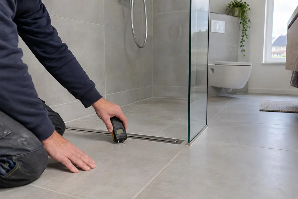 Lekdetectie Kamerik – badkamer in een nieuwbouwwoning